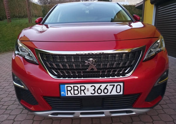 Peugeot 3008 cena 88000 przebieg: 52000, rok produkcji 2018 z Brzozów małe 106